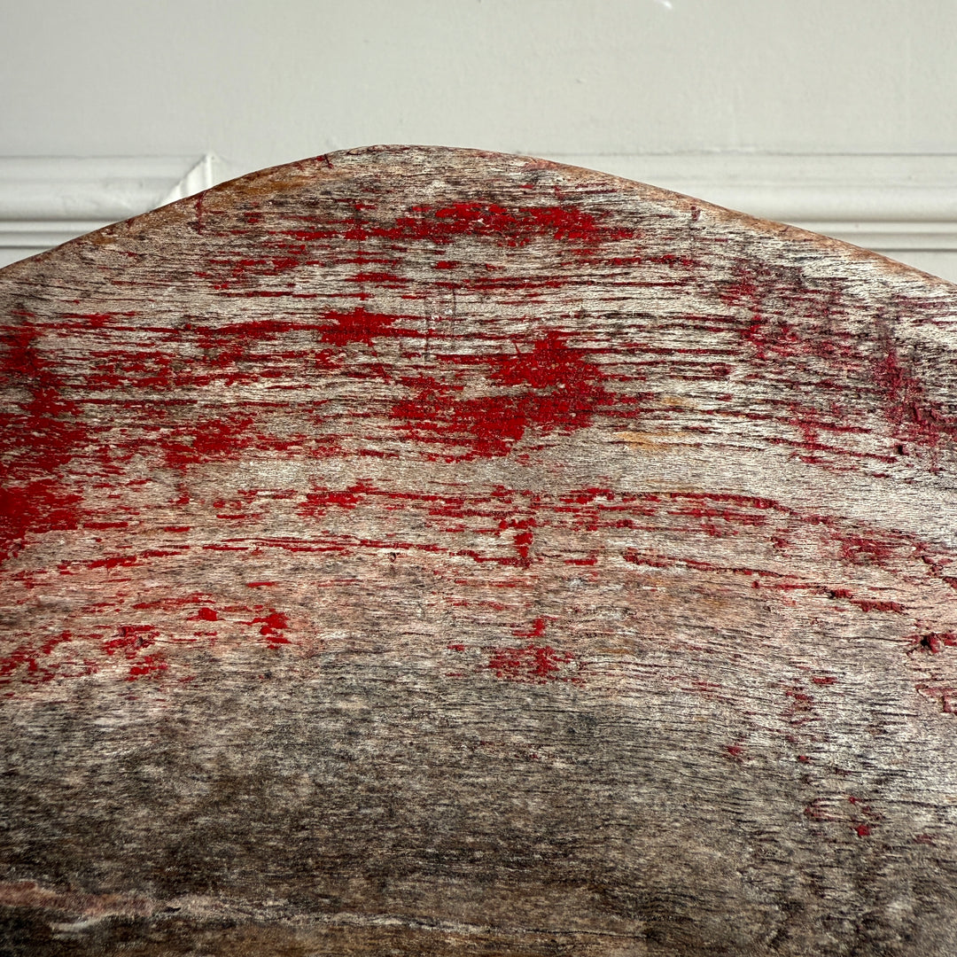 Primitive weathered antique armchair | Annisa