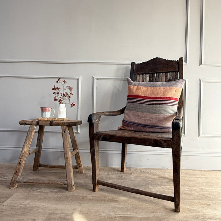 Vintage teak Seat with bamboo slats | Kirana