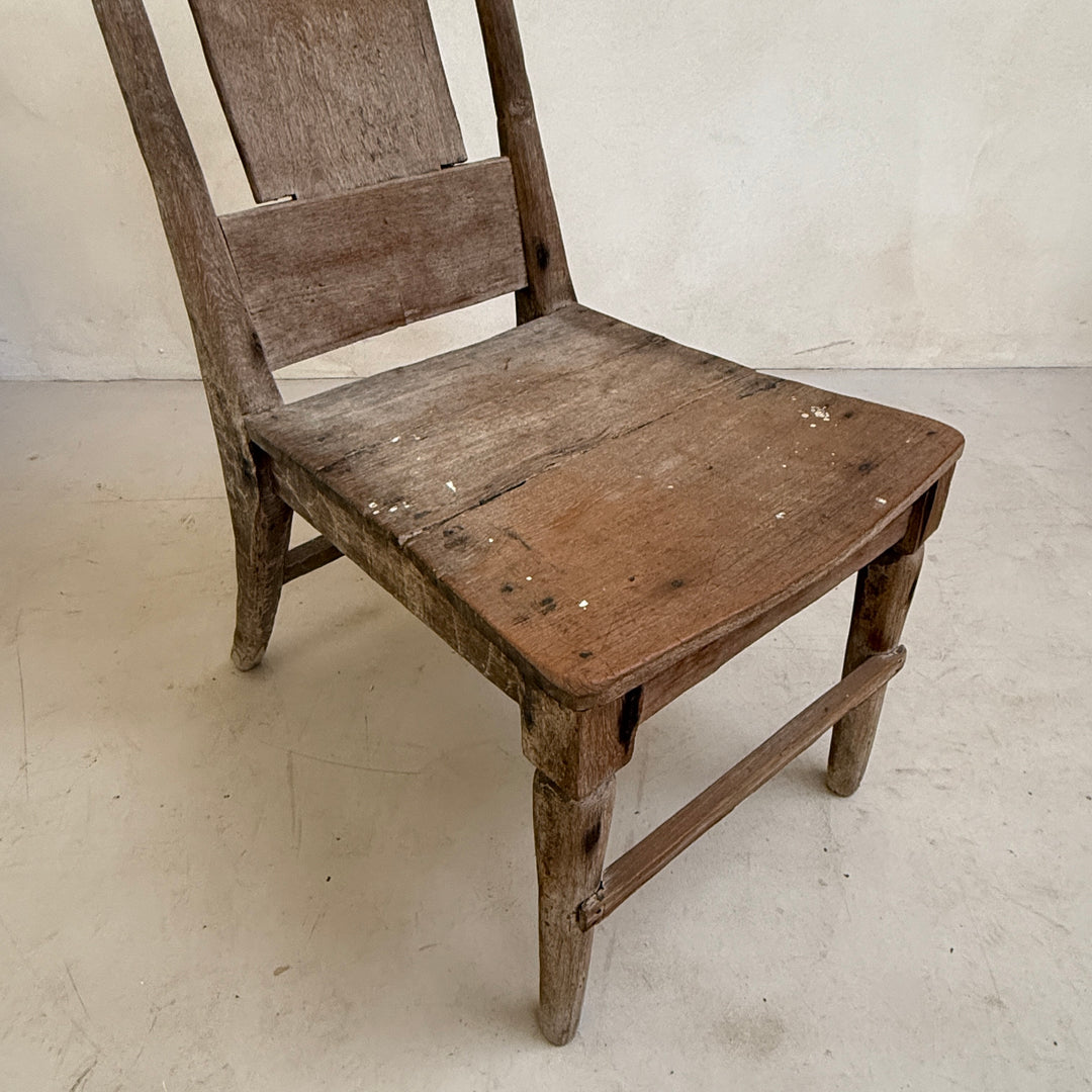 Vintage teak art studio seat | Asmara