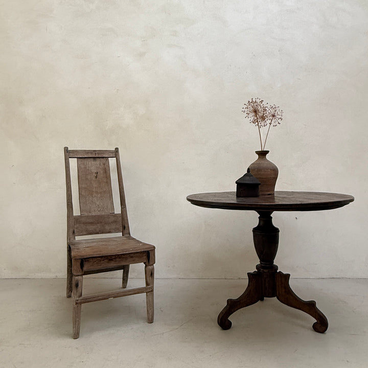 Vintage teak art studio seat | Asmara