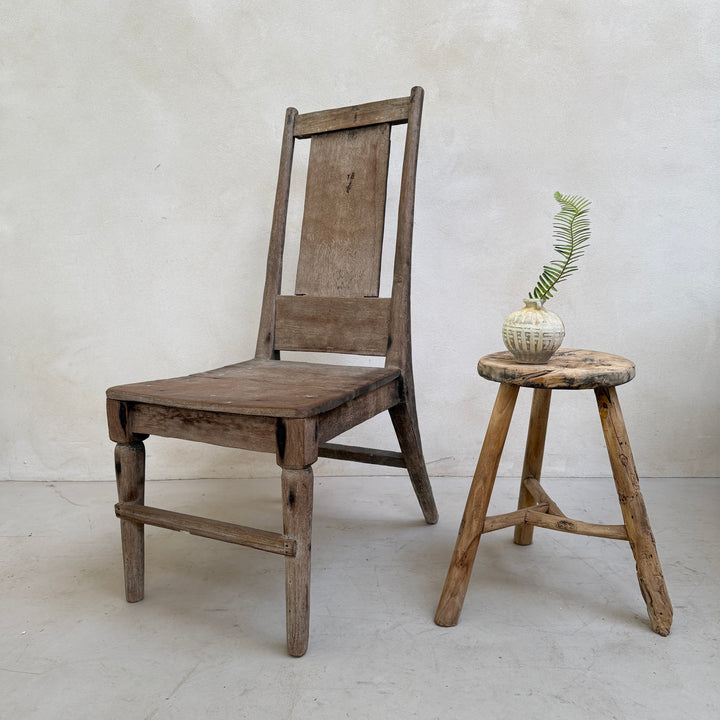 Vintage teak art studio seat | Asmara