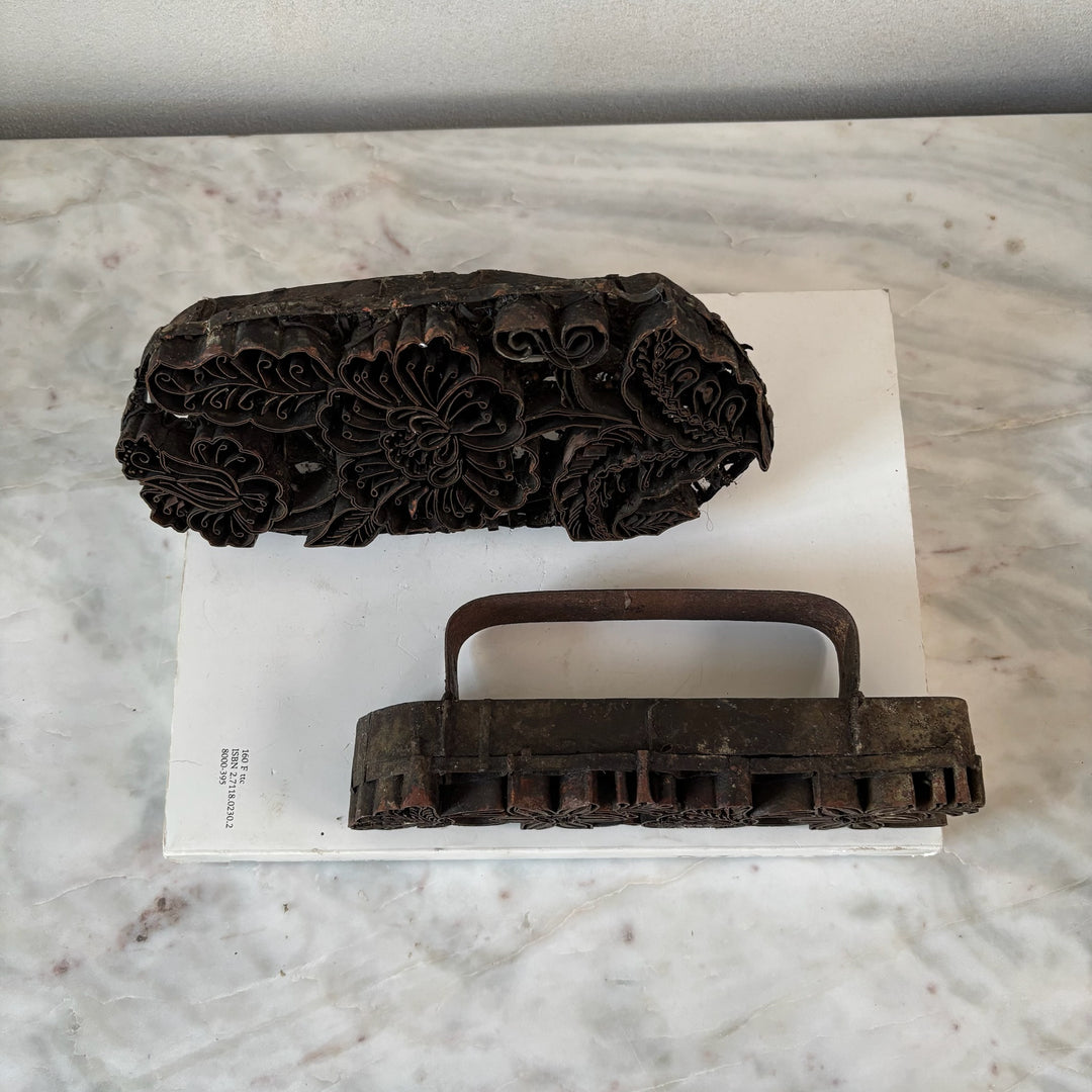 Indonesian copper vintage Batik Stamp