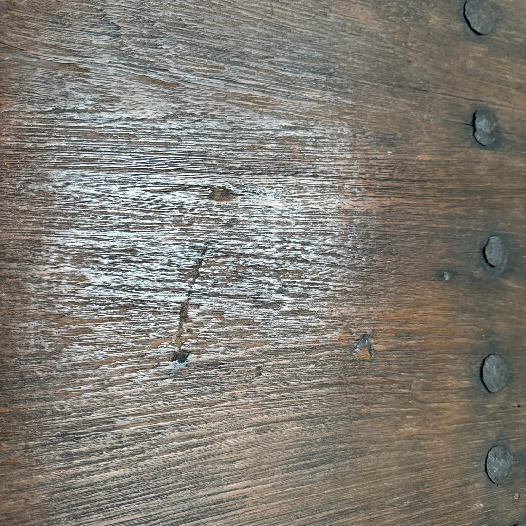 Extra large dark antique door coffee table Orlando