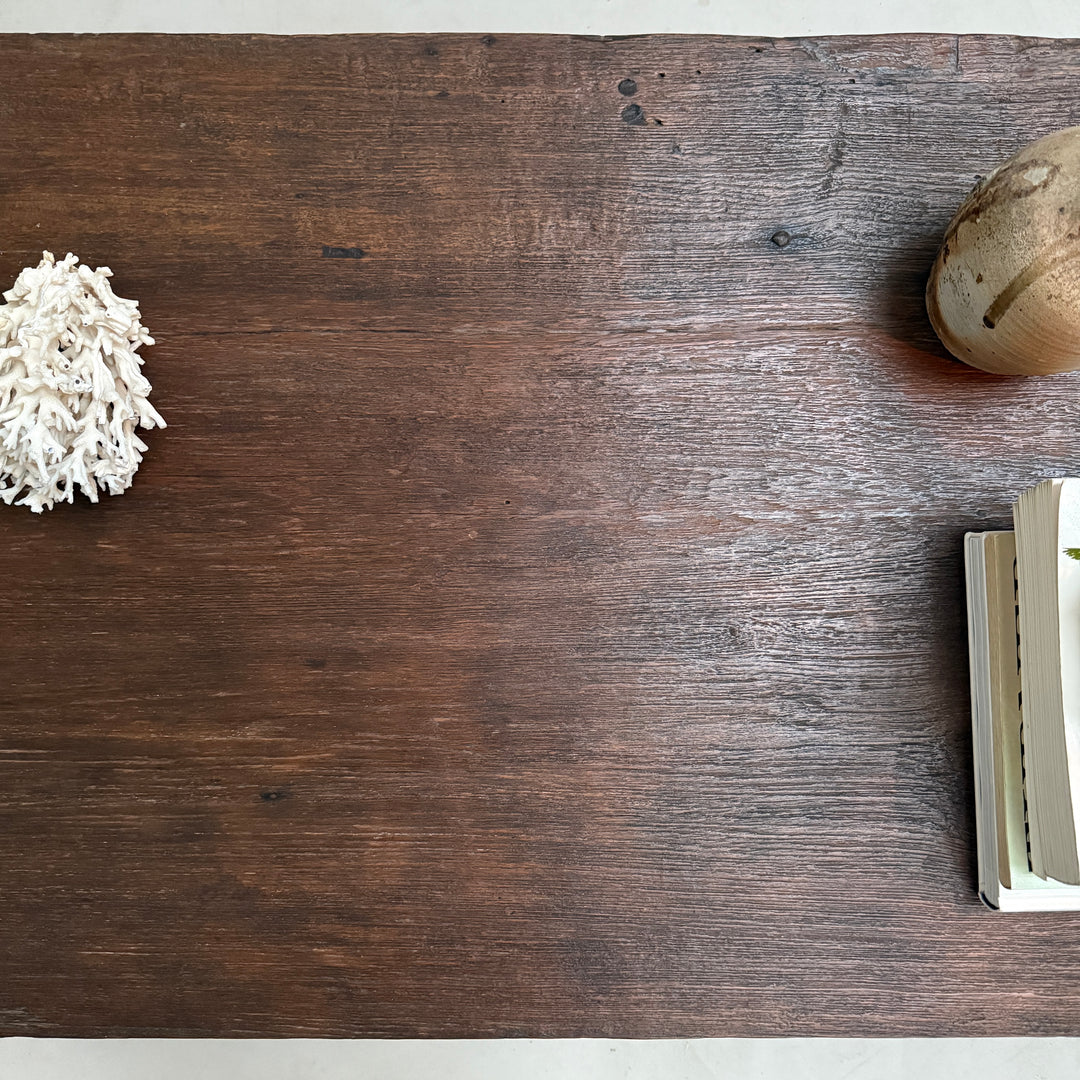 Extra large dark antique door coffee table Orlando