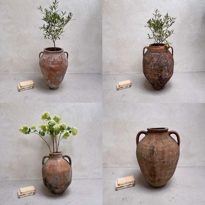 Antique Terracotta Urns with handles