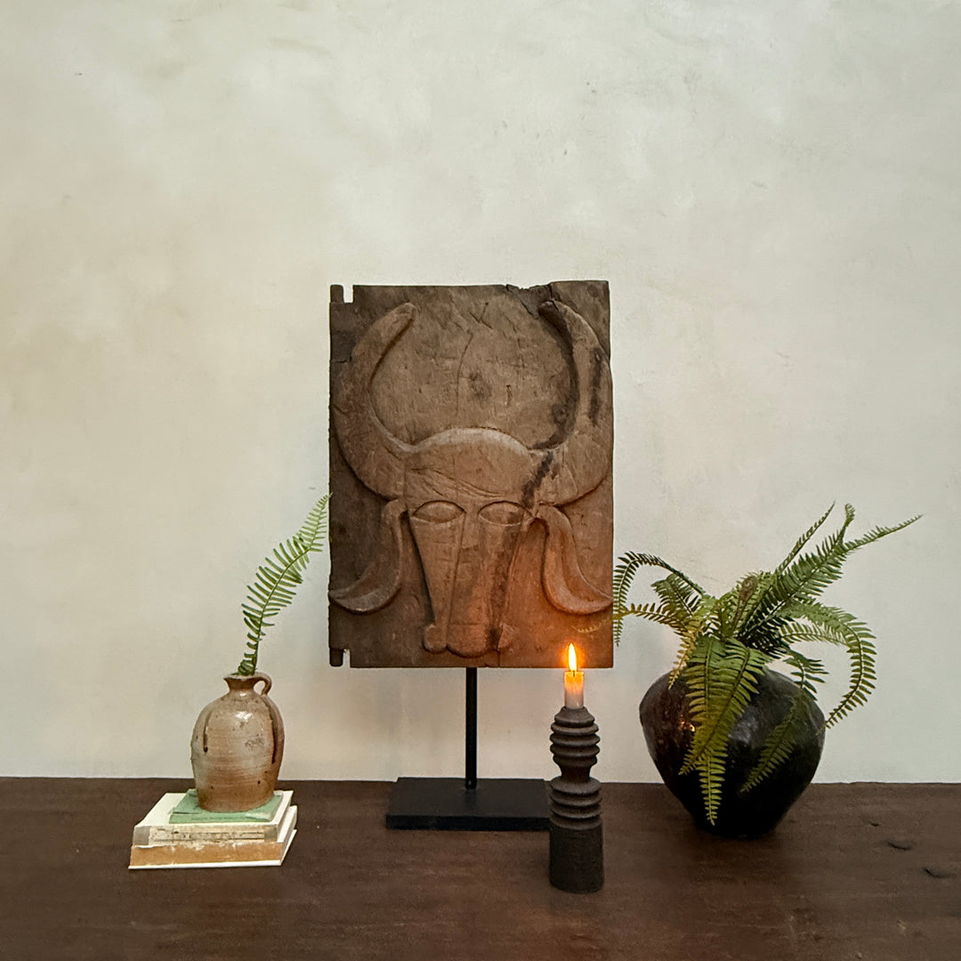 Antique Sumba Handcarved Panel | Ram