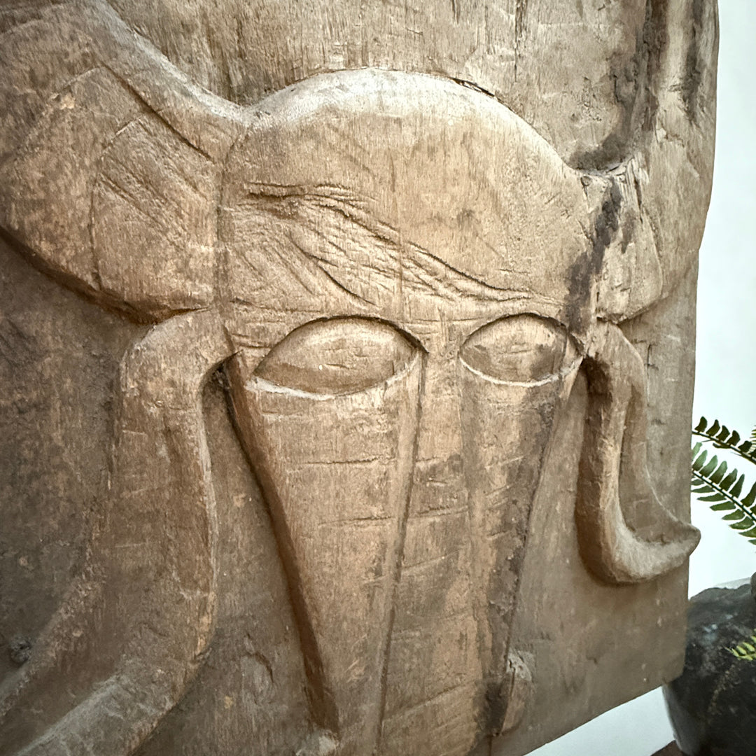 Antique Sumba Handcarved Panel | Ram