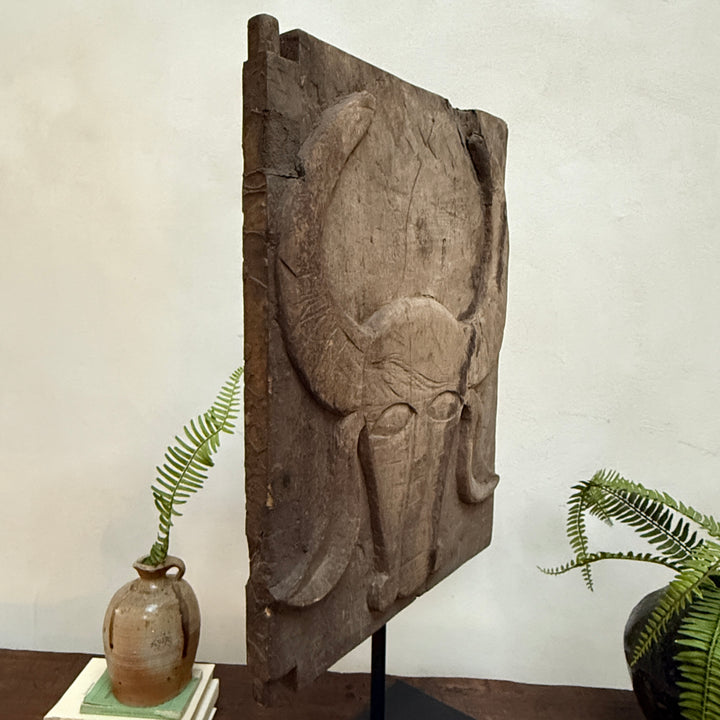 Antique Sumba Handcarved Panel | Ram