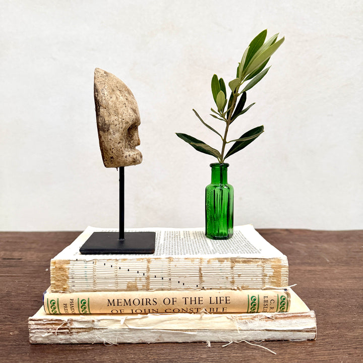 Primitive wooden face sculpture | Mother