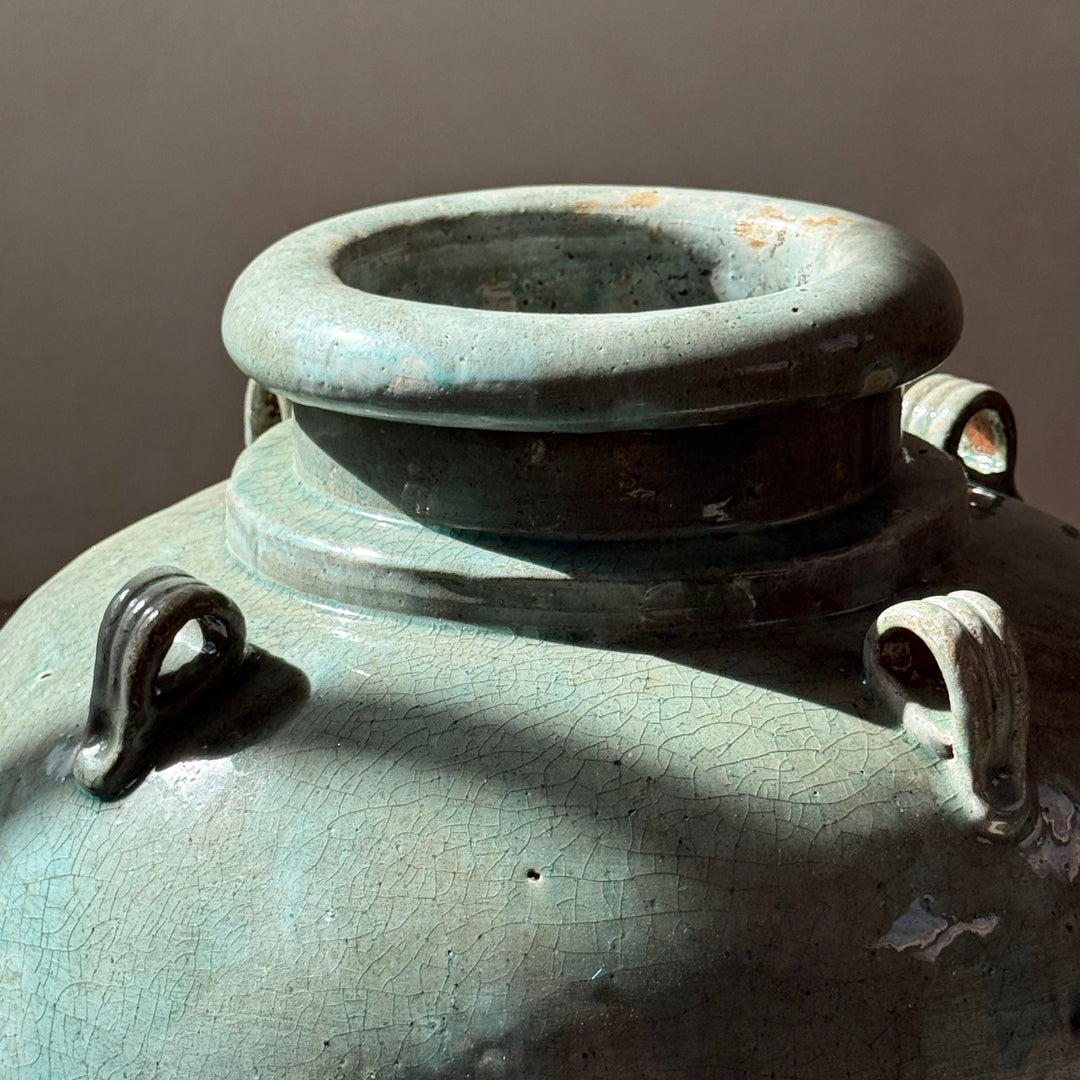 Large Vintage Urn | Emerald