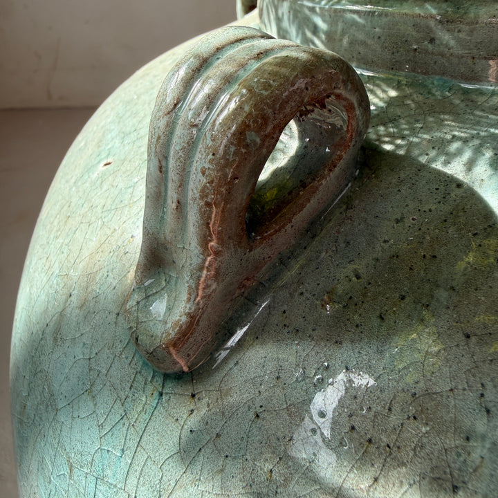 Large Vintage Urn | Emerald