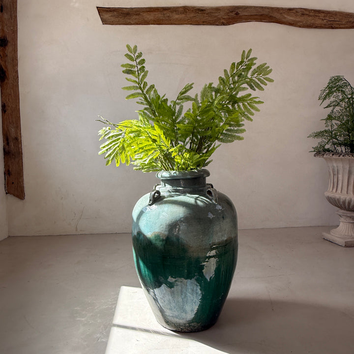 Large Vintage Urn | Emerald