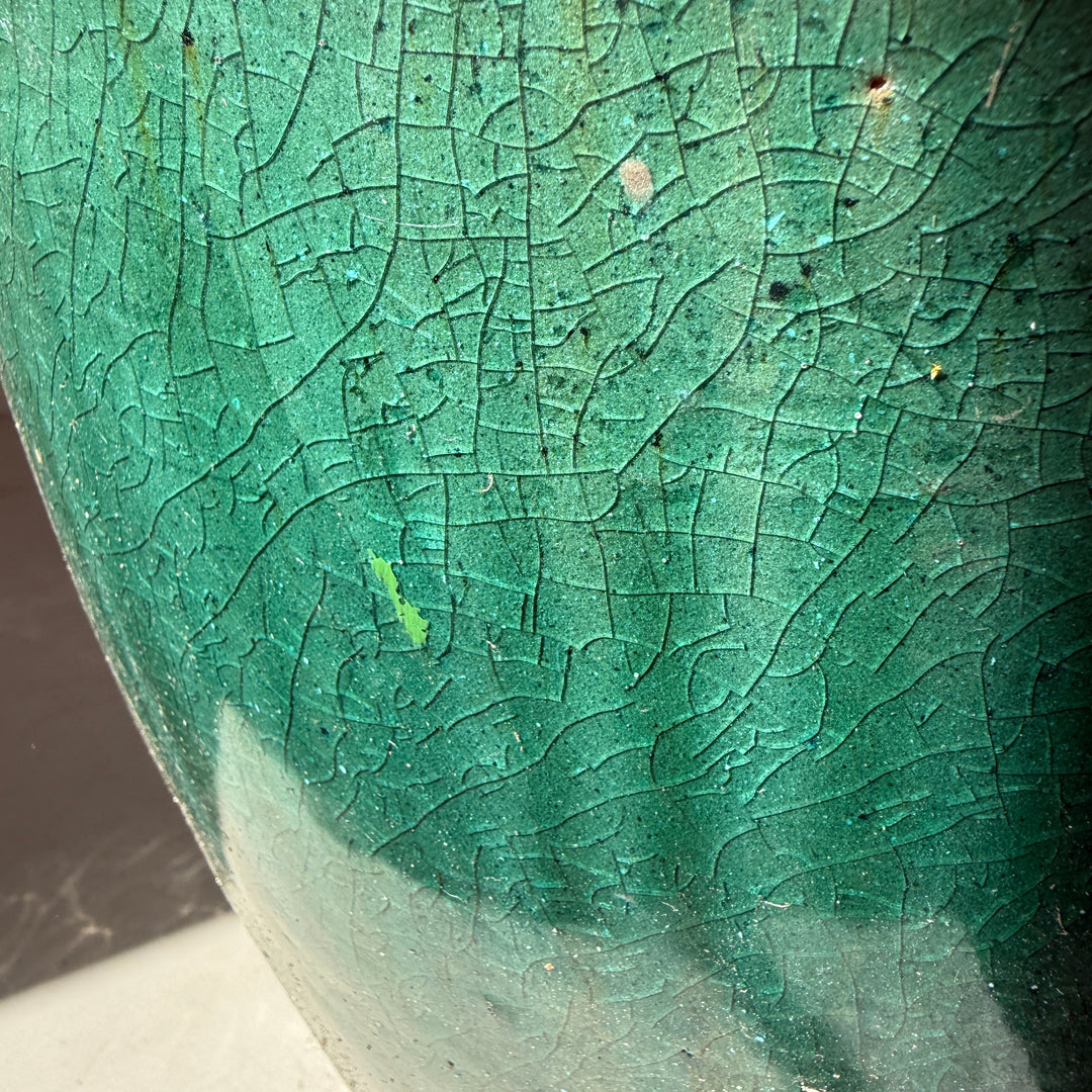 Large Vintage Urn | Emerald