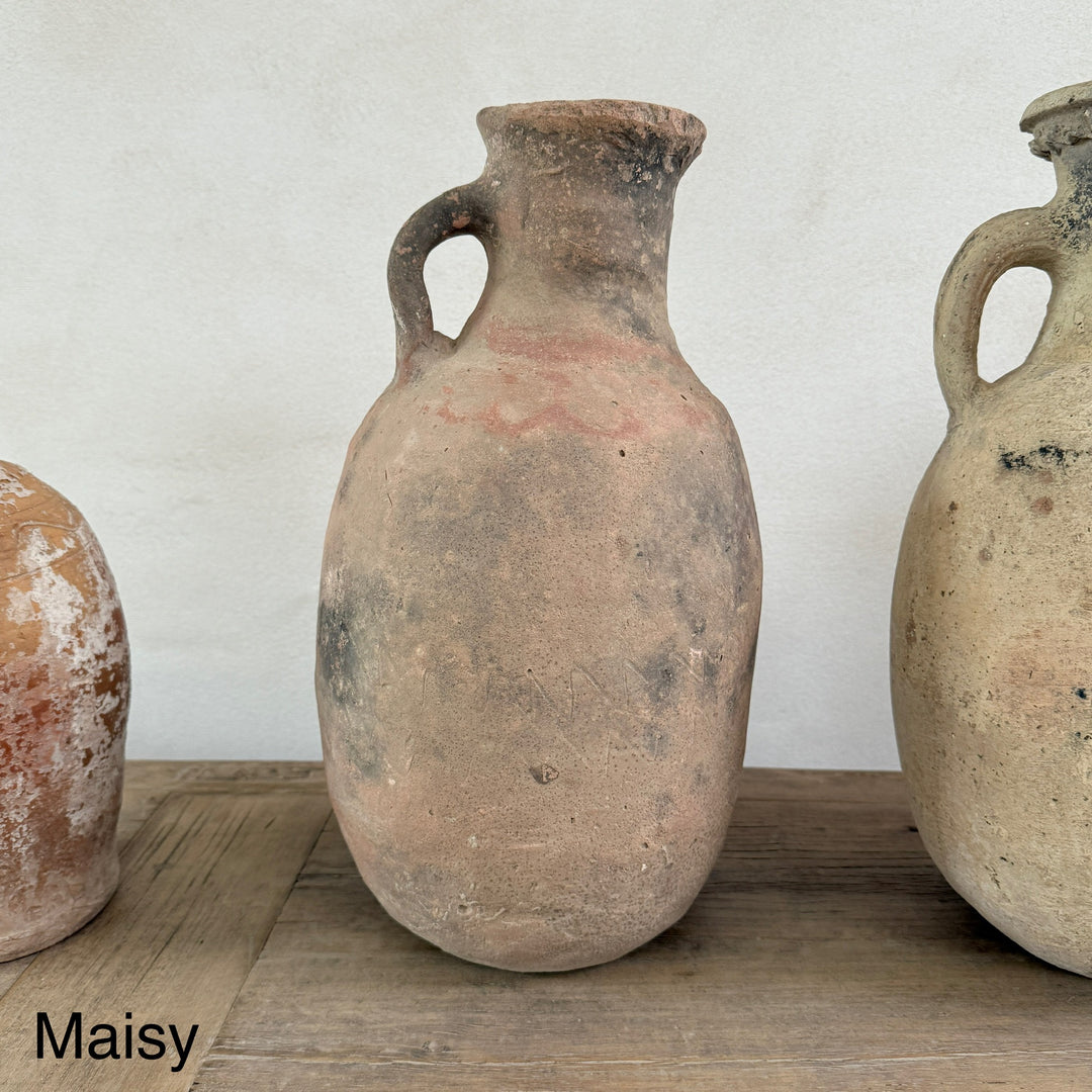 Rustic Antique Terracotta Vessel