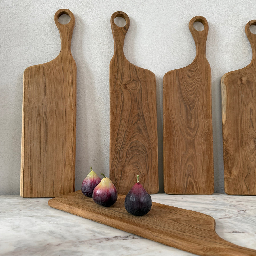 Long Teak Charcuterie Board