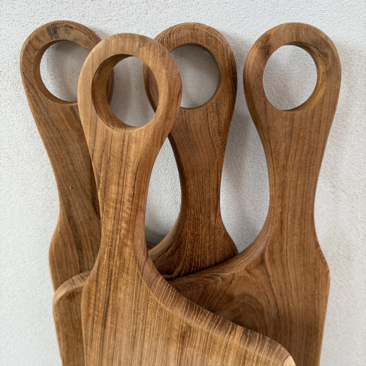 Long Teak Charcuterie Board