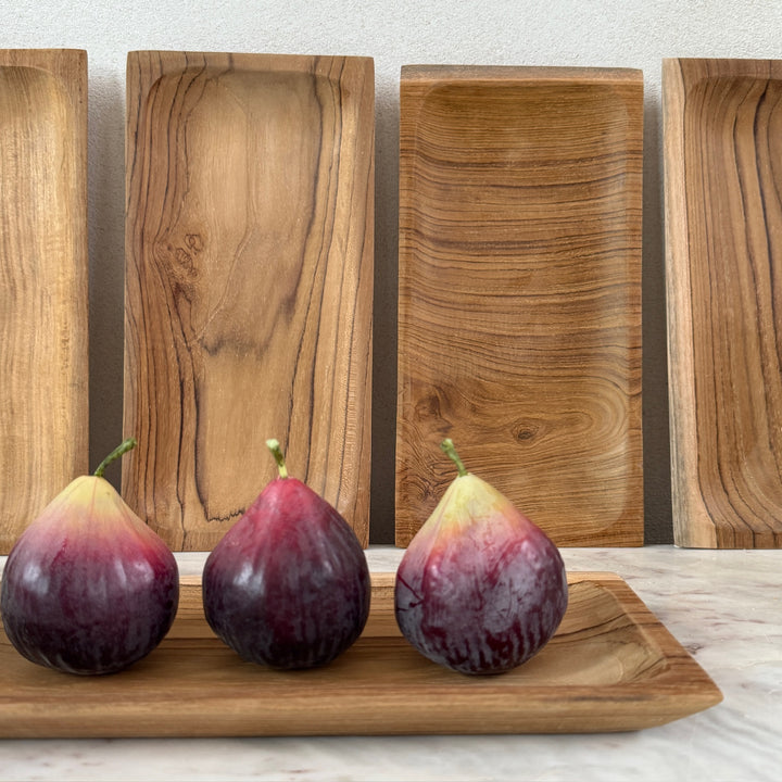 Teak Wood Rectangular Tray