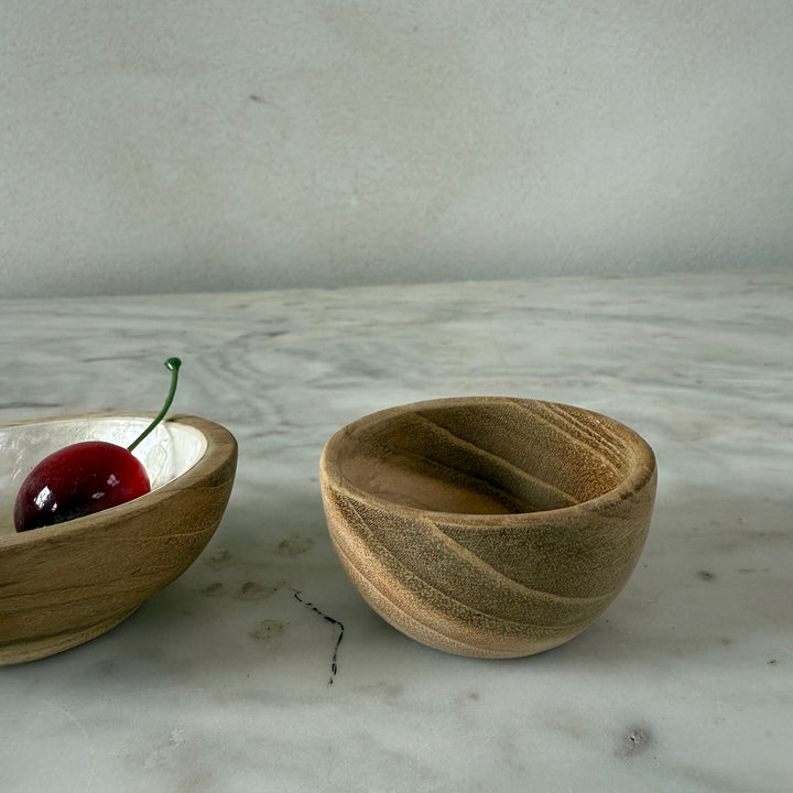 Small Teak Wood Bowls