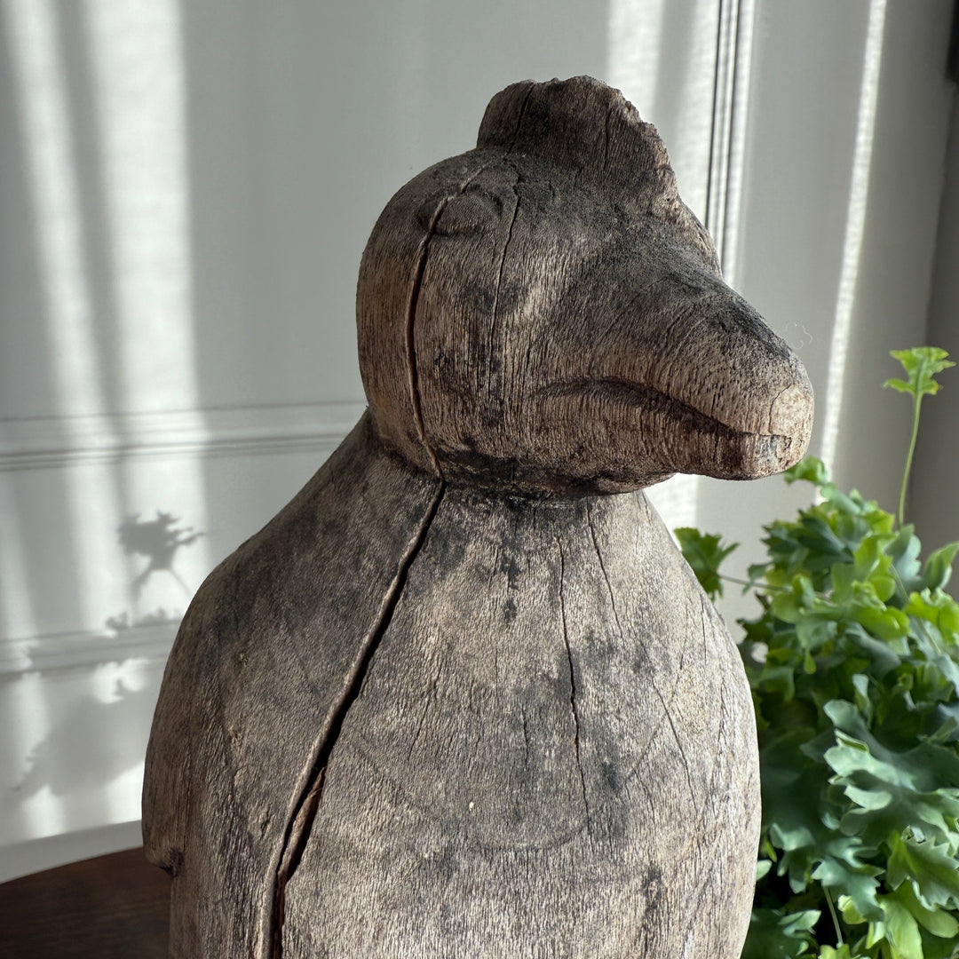 Wooden Two Birds Sculpture | Kadu