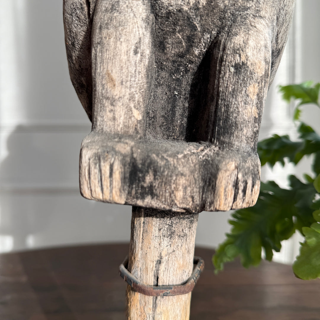 Wooden Two Birds Sculpture | Kadu