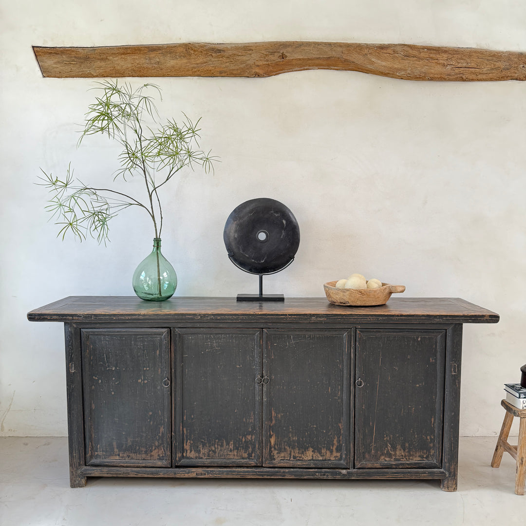 Antique Elm Black Cabinet | Fonteyn