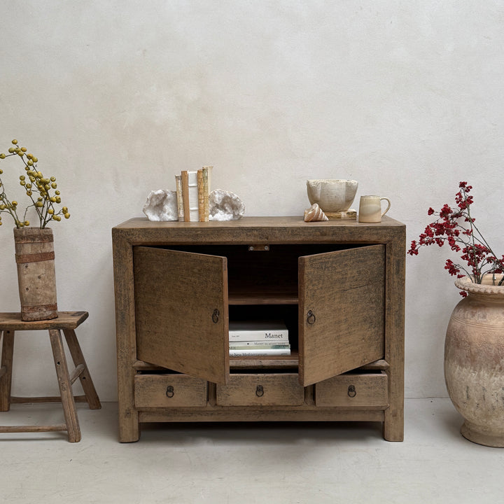 Antique Elm Cupboard Canford