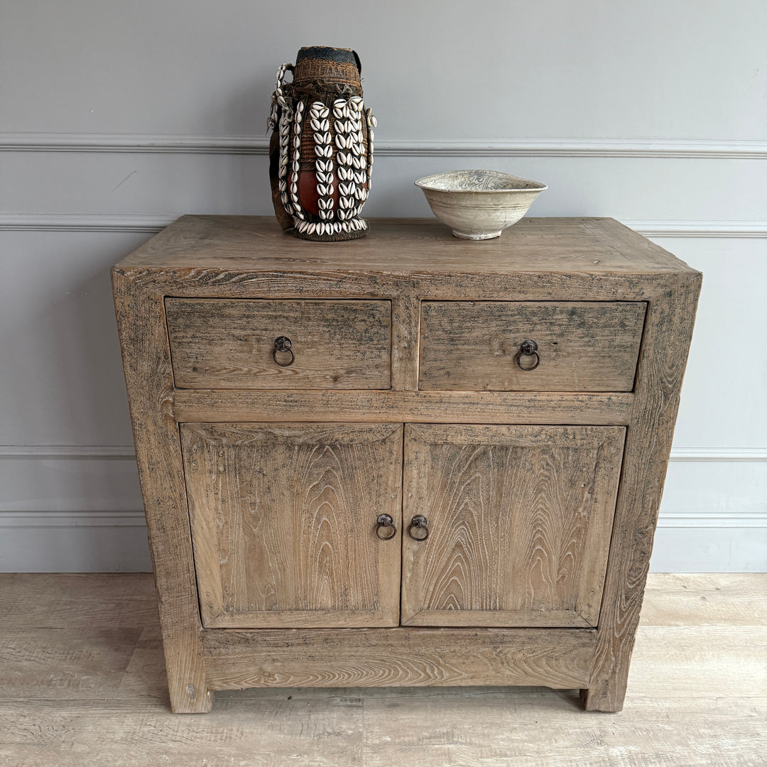 Small Antique Elm Cupboard | Marley