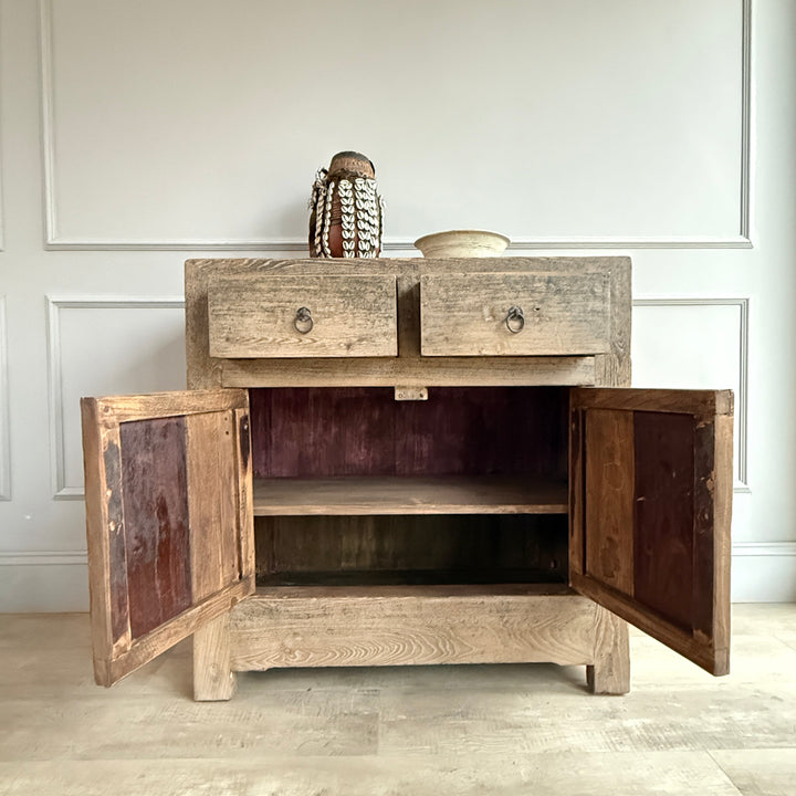 Small Antique Elm Cupboard | Marley