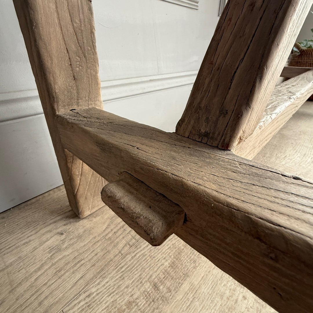 Reclaimed Rustic Elm Console Table | Cambridge