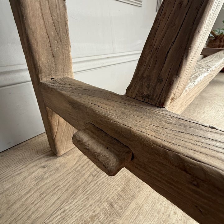 Reclaimed Rustic Elm Console Table | Cambridge