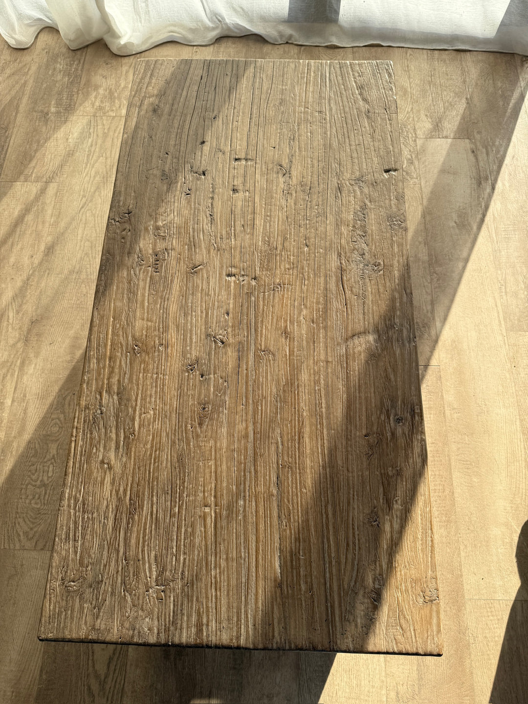 Reclaimed Rustic Elm Coffee Table | Cambridge