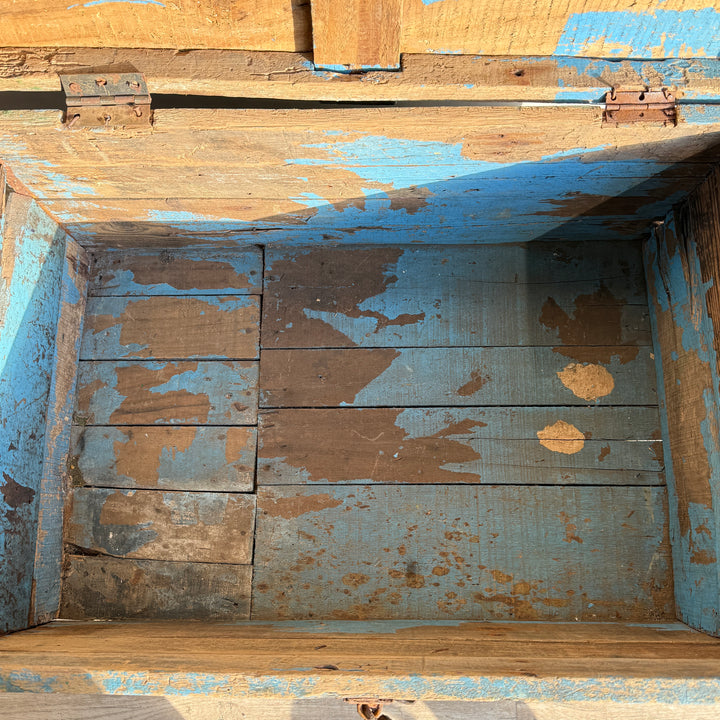 Primitive vintage painted blanket box | Midhurst