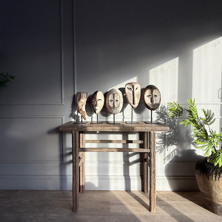 Antique West African tribal masks