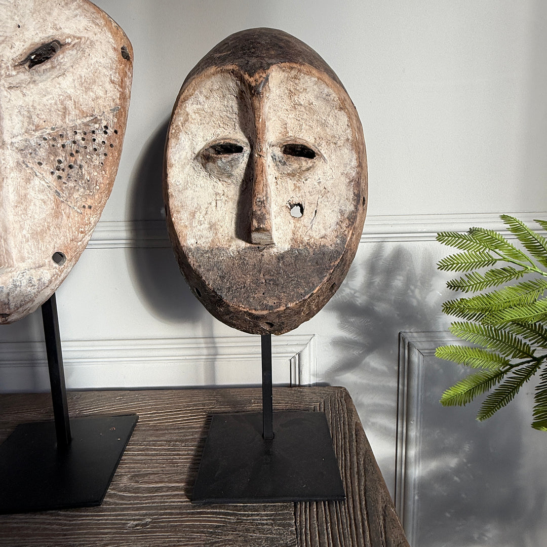 Antique West African tribal masks