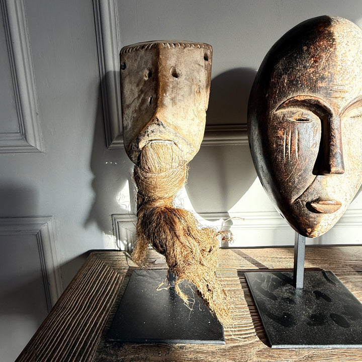 Antique West African tribal masks