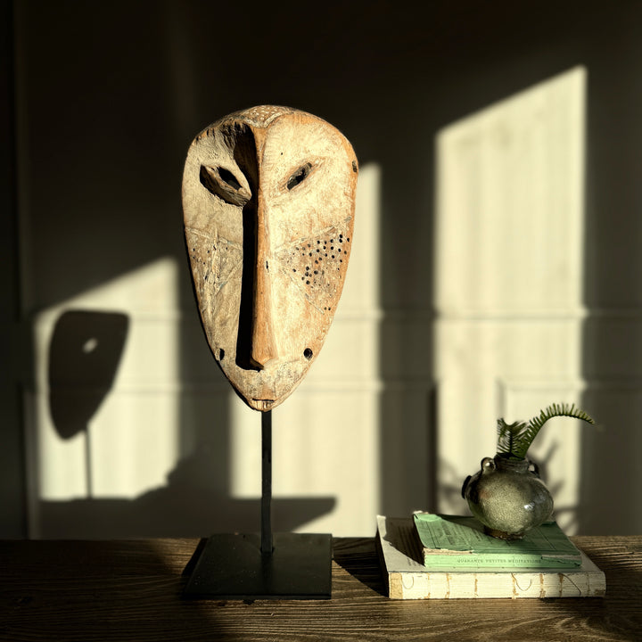 Antique West African tribal masks