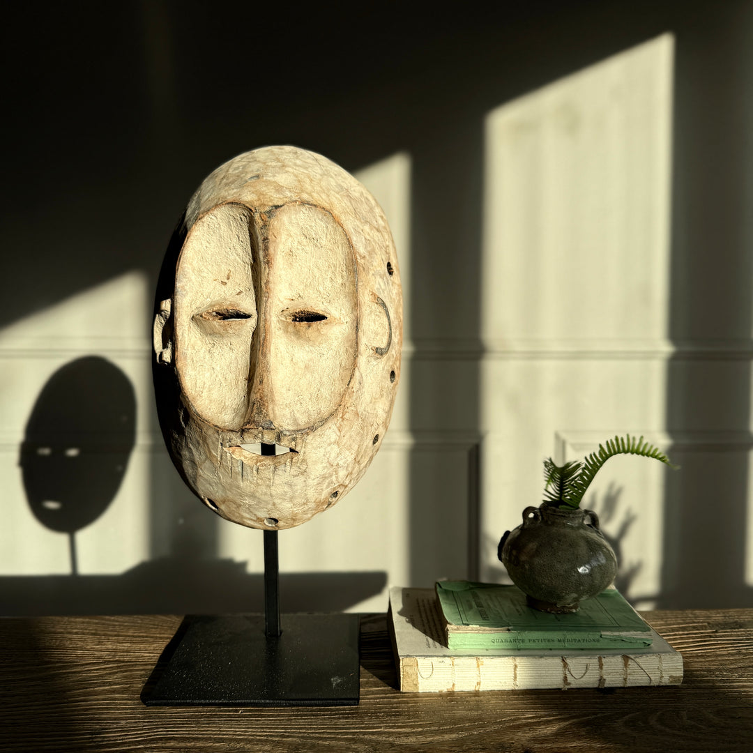 Antique West African tribal masks