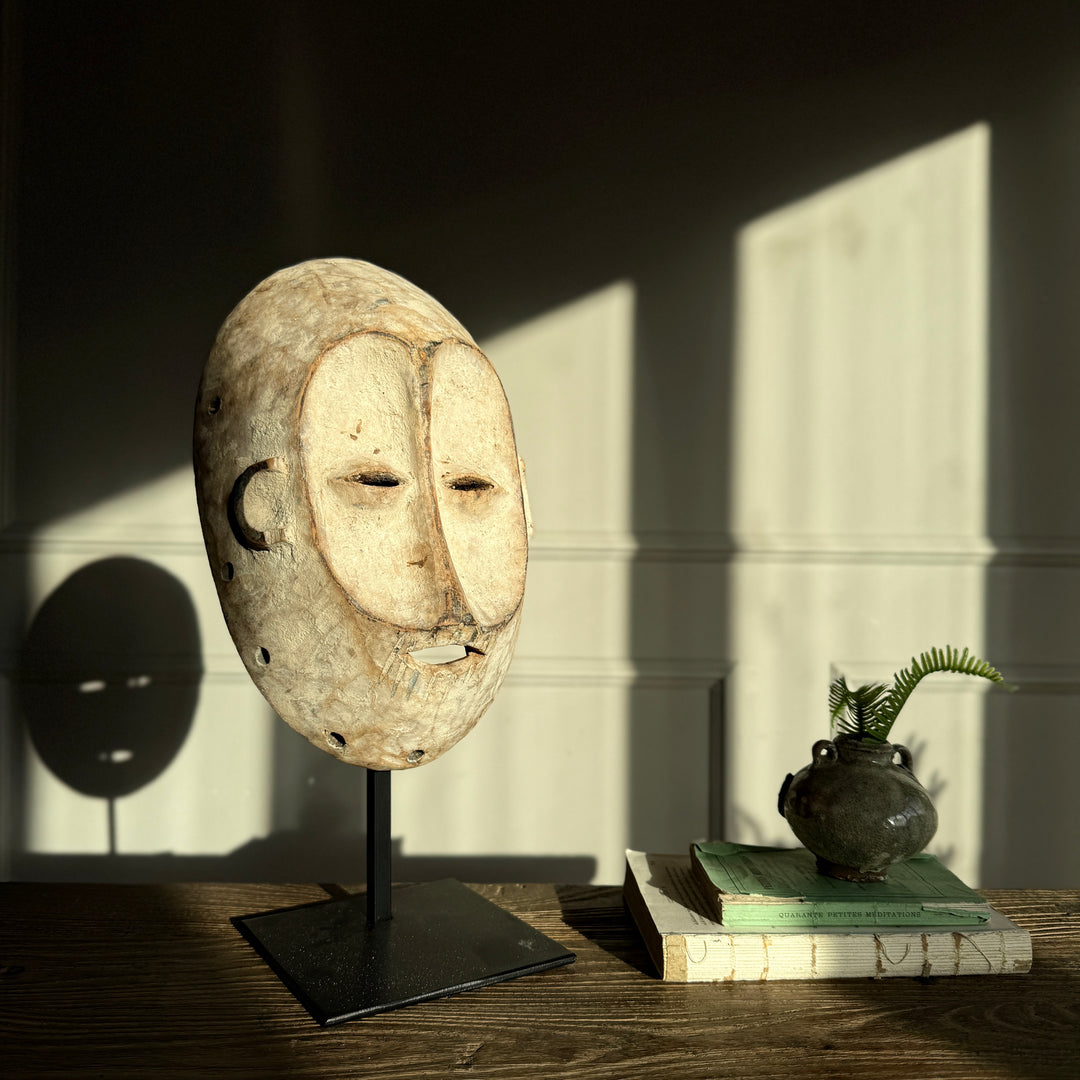 Antique West African tribal masks