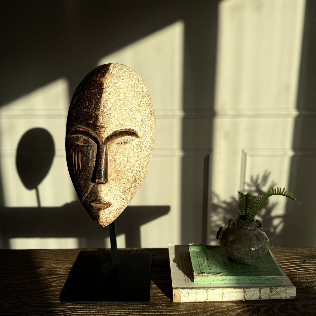 Antique West African tribal masks