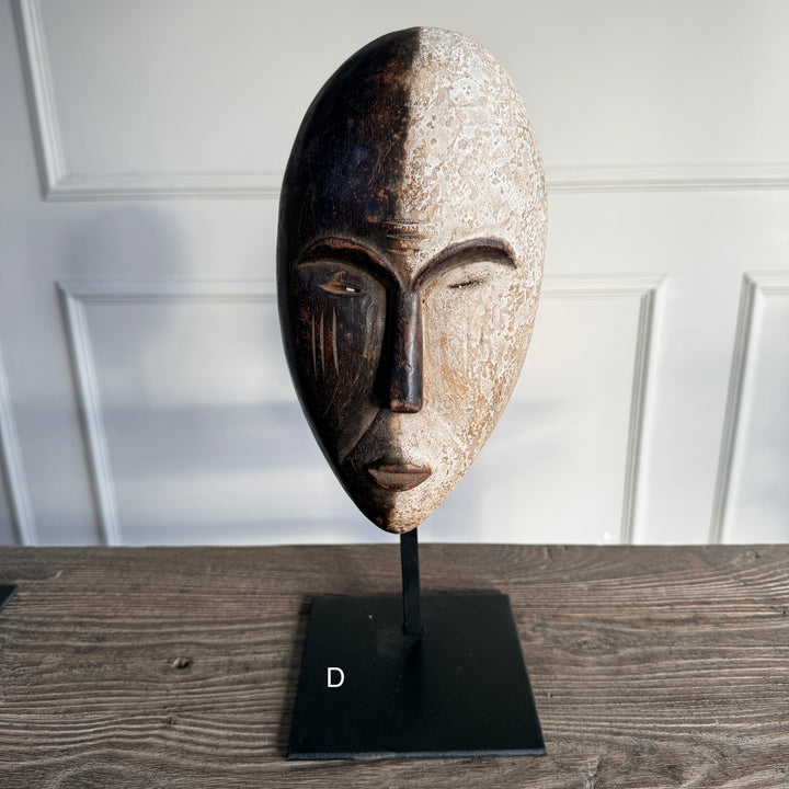 Antique West African tribal masks