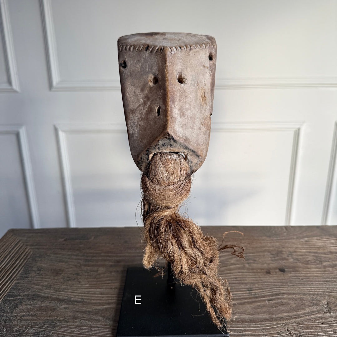 Antique West African tribal masks