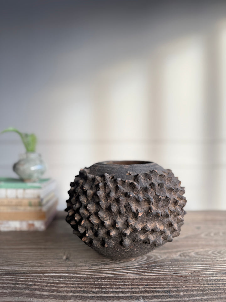 Vintage Spikes African Pottery