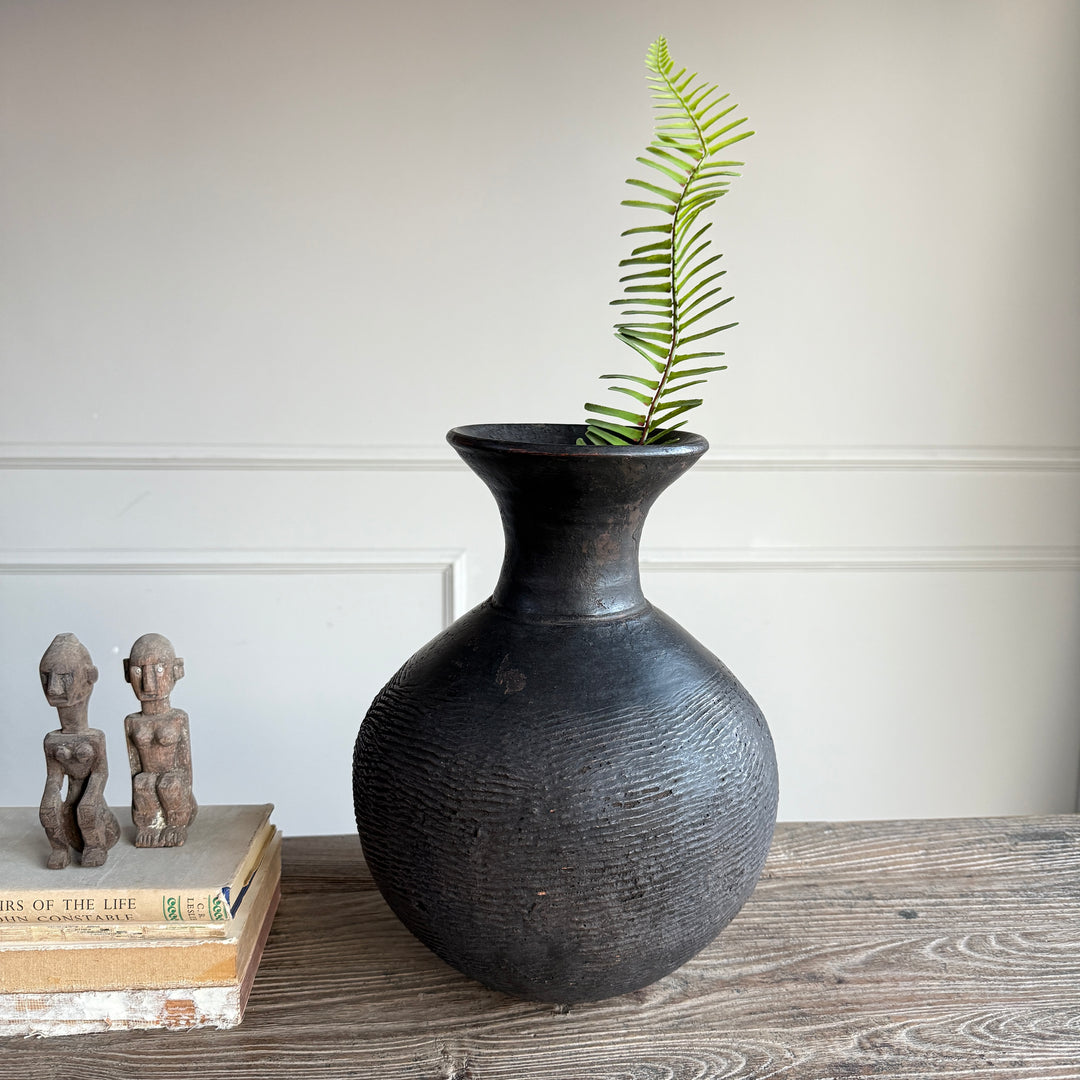 Handcrafted African Pottery Vase | Mossi