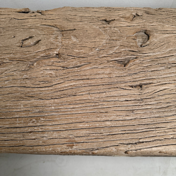 Antique Rustic Bench Daisy