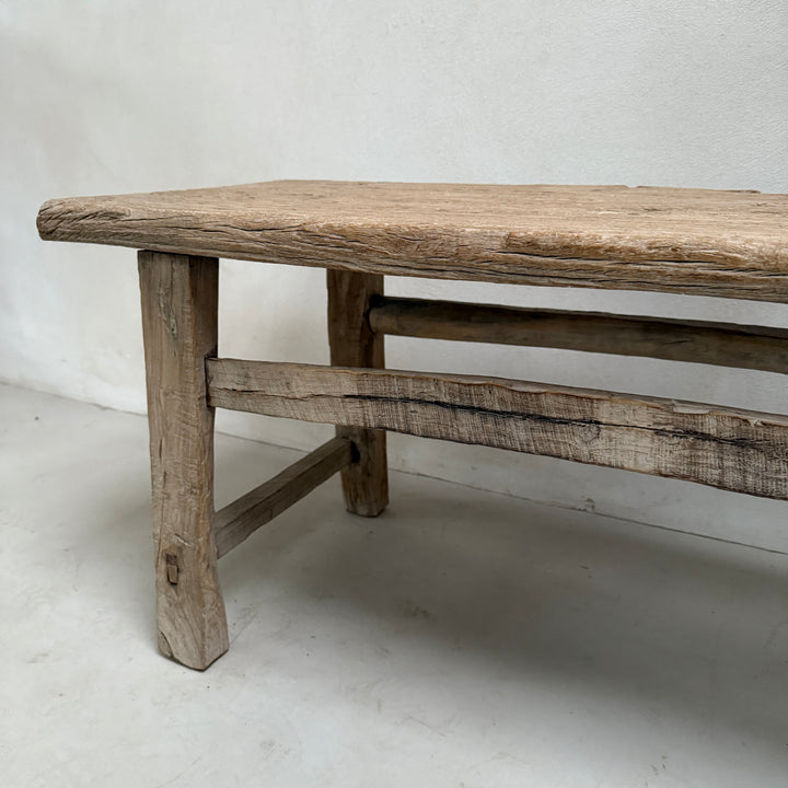 Antique Rustic Bench Daisy