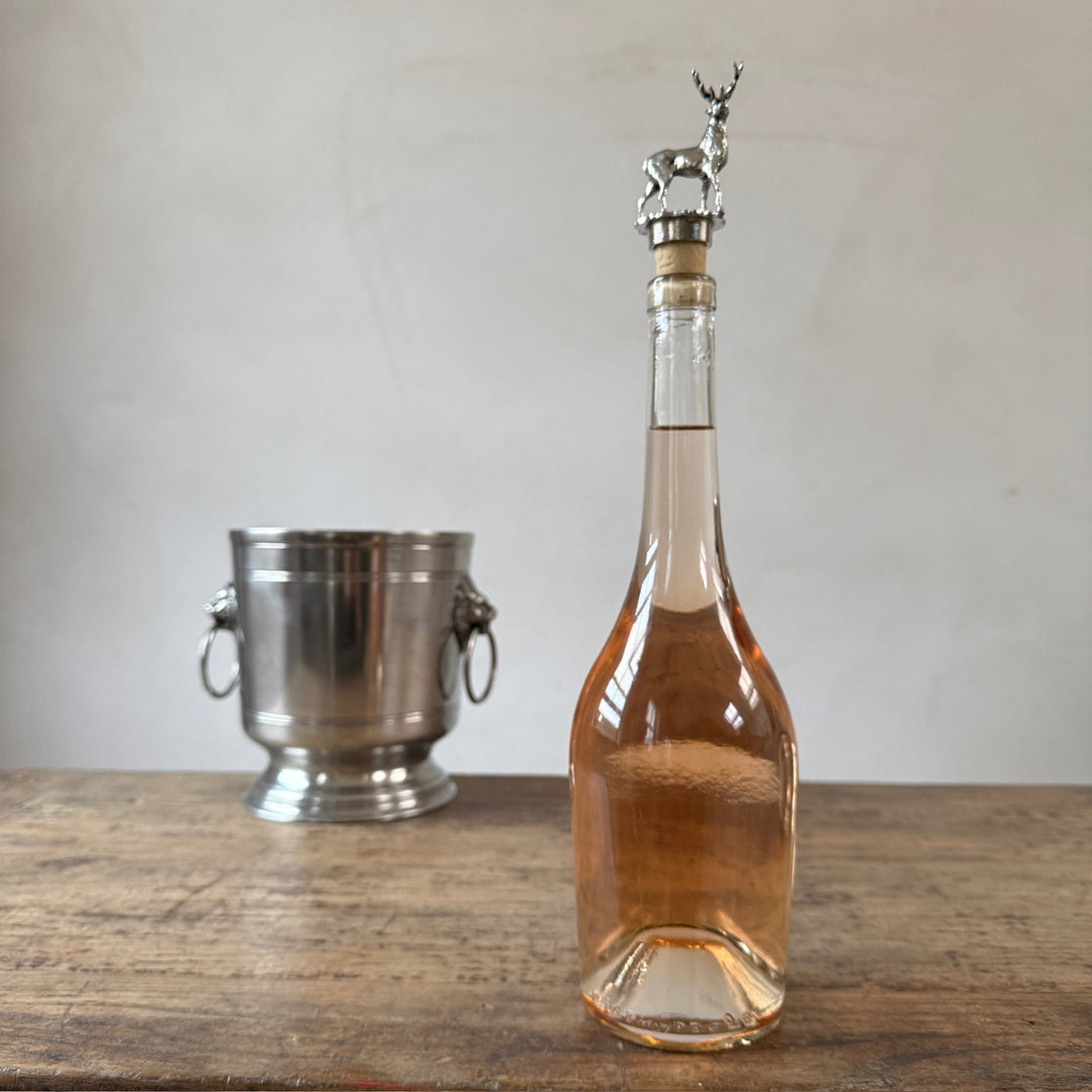French Pewter Bottle Stopper