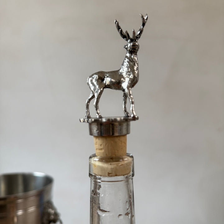 French Pewter Bottle Stopper