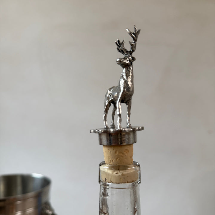 French Pewter Bottle Stopper