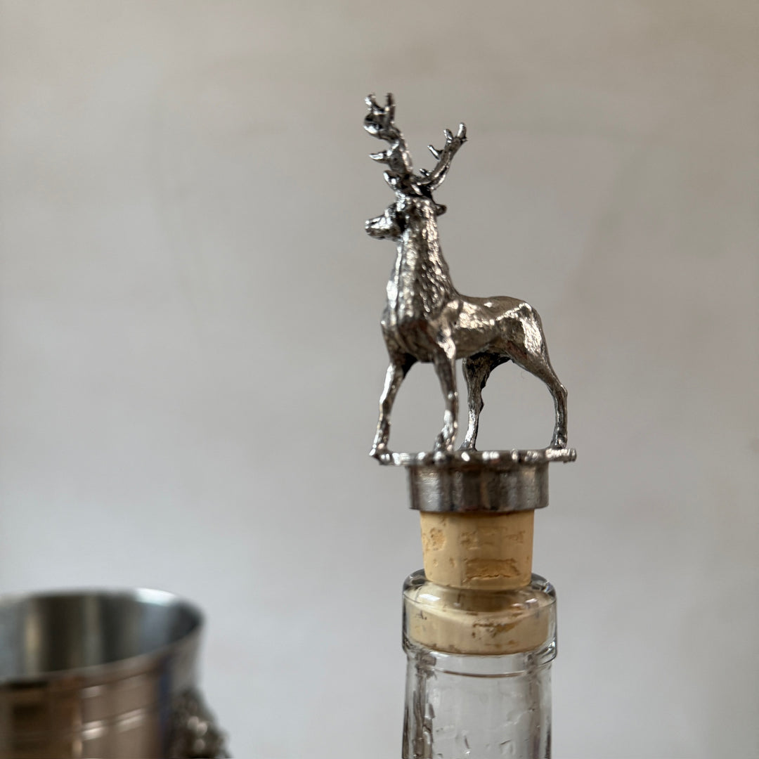 French Pewter Bottle Stopper