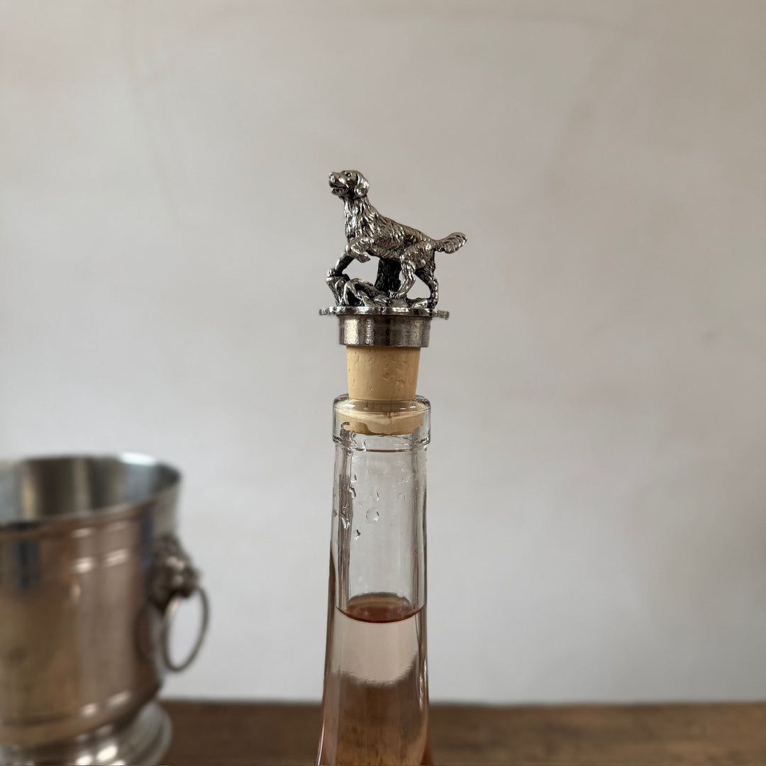 French Pewter Bottle Stopper